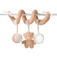   Nattou Játék Spirál Teddy Maci 20cm Újszülött Kortól - Készségfejlesztő Játékhoz Vidám Babás Felfedezéshez