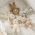 Nattou Plüss Játék Teddy Elefánt 24cm Újszülött Kortól - Készségfejlesztő Játékhoz Vidám Babás Felfedezéshez
