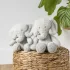 Nattou Plüss Játék Teddy Elefánt 24cm Újszülött Kortól - Készségfejlesztő Játékhoz Vidám Babás Felfedezéshez