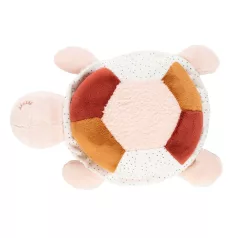   Nattou Lapidou Plüss Teknős Játék 4 Tevékenységgel, 19cm - Pink Szenzoros Fejlesztő Babajáték