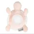 Nattou Lapidou Plüss Teknős Játék 4 Tevékenységgel, 19cm - Pink Szenzoros Fejlesztő Babajáték
