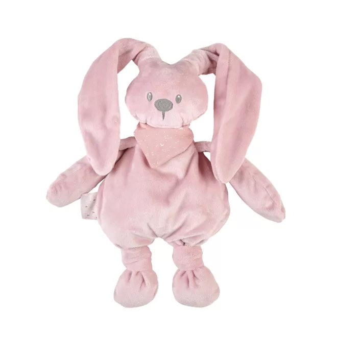 Nattou Lapidou Glow Plüss Játék Halvány Rózsaszín 36cm - Puha Baba Játék Újszülött Kortól