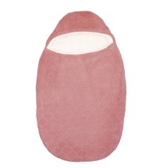   Nattou Lapidou Babahordozó Bundazsák Régi Rózsaszín 70 cm - Puha Meleg Téli Lábzsák