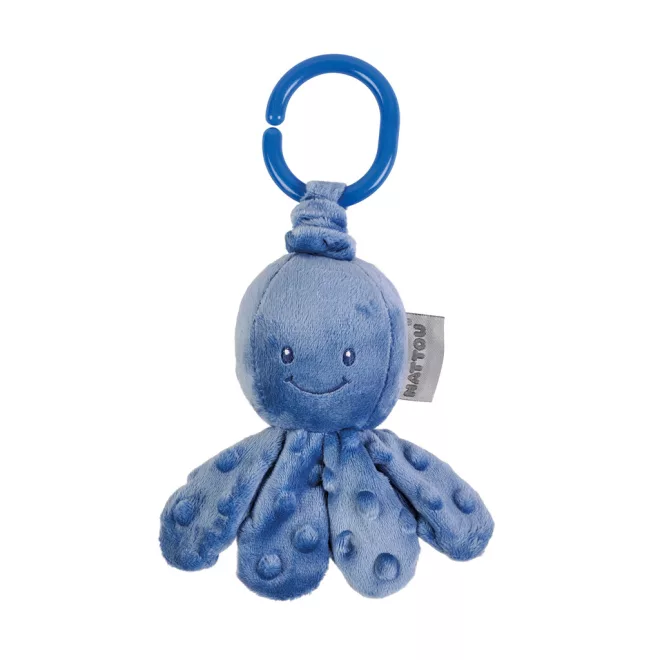 Nattou Csápos Vibráló C Gyűrűn Sötétkék 20cm Lapidou - Praktikus Baba és Kisgyermek Használatra Megbízható Mindennapi Segítség