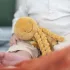Nattou PIU PIU Polip Lapidou Első Babajáték Okkersárga Újszülött Kortól