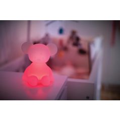   Nattou Lapidou Szilikon Éjszakai Fény Egérke - Hangérzékelős Baba Lámpa