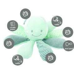   Nattou Lapidou Mint Fejlesztő Készségfejlesztó Játék Polip 8 Aktivitás 3 Hónapos Kortól