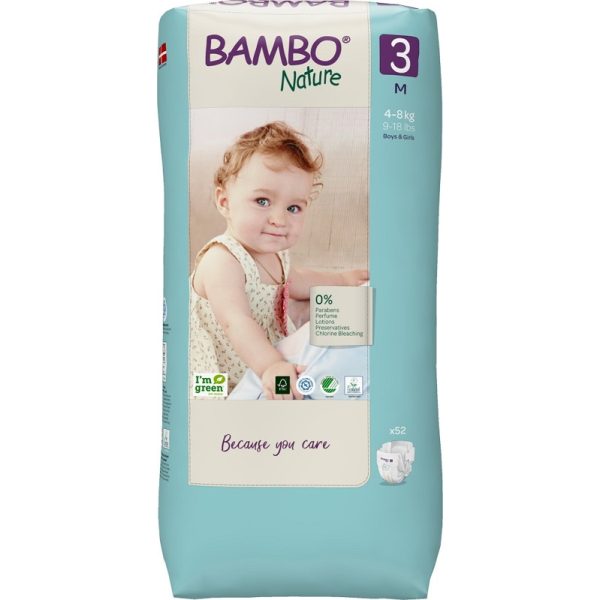 Bambo Nature Öko Pelenka 3 M Méret 52db (4-8Kg)