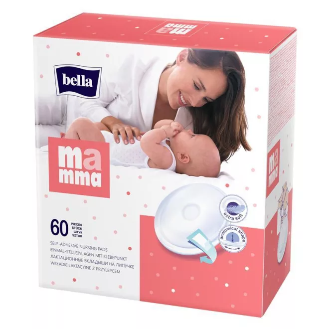 Bella Mamma Melltartóbetét 60db - Nedvszívó és Légáteresztő Védelem