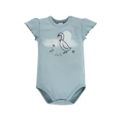 Pinokio Body Rövid Ujjú Duck Sweet Cherry 62-es Méret – NaturalBabyShop részletes termékkép és vásárlási információ