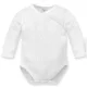 Pinokio Lovely Day Uni White Hosszú Ujjú Átlapolós Baba Body Méret 50, 100% Pamut