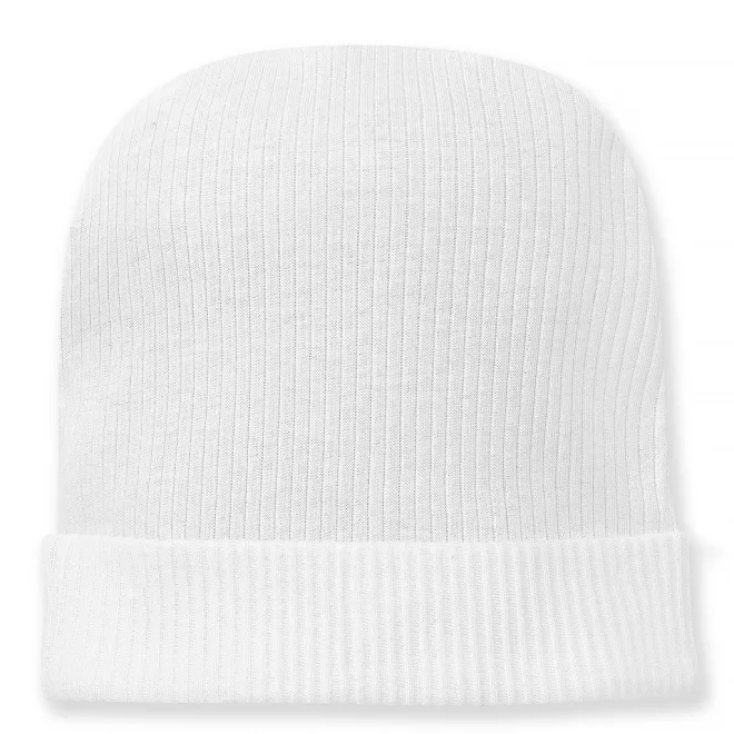Pinokio Lovely Day Uni White Bordázott Baba Sapka Méret 68, 100% Pamut