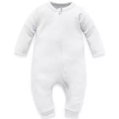 Pinokio Baba Overál Cipzárral Láb Nélkül Lovely Day Uni Fehér Pamut 68-es Méret – NaturalBabyShop részletes termékkép és vásárlási információ