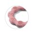 BabyOno Szilikon Rágóka Karika Rózsaszín - BPA-mentes Puha Babarágóka Fogzást Könnyítő Funkcióval