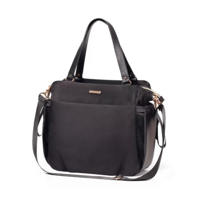 BabyOno Coco Pelenkázótáska Fekete - Elegáns, Vízlepergető Anyagból, Pelenkázó Alátéttel és Többfunkciós Rekeszekkel a Praktikus Mindennapokhoz