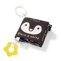   BabyOno Black & White Játék Könyv Babáknak Újszülött Kortól