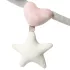 BabyOno Balerinák Felfüggeszthető Játékhíd Babakocsira Poliészter 45cm Újszülött Kortól
