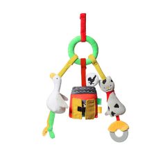   BabyOno On the Farm Felfüggeszthető Játékhíd Babakocsira Poliészter Újszülött Kortól