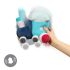 BabyOno Safari Train szett Készségfejlesztő Játék Újszülött Kortól