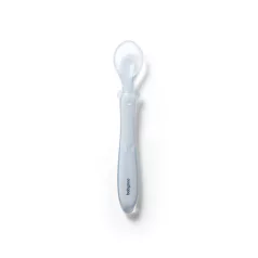 Babyono Kék Szilikon Baba Kanál 6 Hónapos Kortól, Puha Szilikon Kialakítással a Kíméletes Hozzátápláláshoz - NaturalBabyShop.hu termékkép