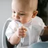 Babyono Kék Szilikon Baba Kanál 6 Hónapos Kortól, Puha Szilikon Kialakítással a Kíméletes Hozzátápláláshoz - NaturalBabyShop.hu termékkép