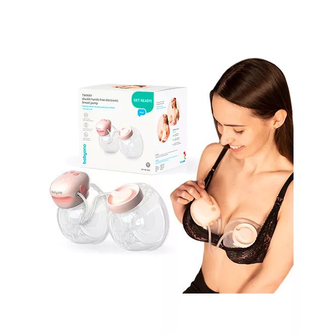 BabyOno Elektromos Kettős Mellszívó Double Twinny - Profi Dupla Anyatejfejő a Gyors és Hatékony Fejéshez