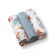 BabyOno Muszlin Pelenka Super Soft Kék 3db (70x70cm)