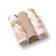 BabyOno Muszlin Pelenka Super Soft Bézs 3db (70x70cm)