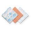 BabyOno Muszlin Pelenka Super Soft Narancs 3db (70x70cm)