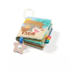 BabyOno Érzékszervi Könyv Farmon Újszülött kortól – NaturalBabyShop részletes termékkép és vásárlási információ