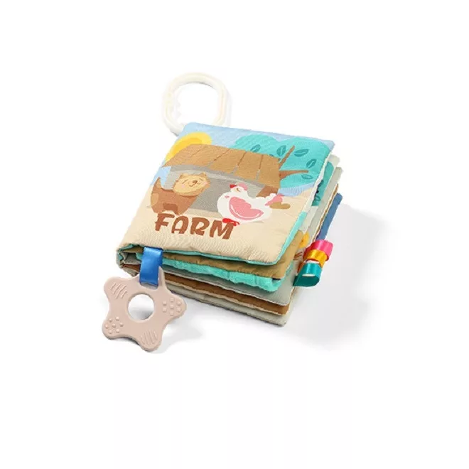 BabyOno Érzékszervi Könyv Farmon Újszülött kortól – NaturalBabyShop részletes termékkép és vásárlási információ