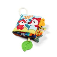   BabyOno Érzékszervi Fejlesztő Puha Könyv Forest Trip Újszülött Kortól - Interaktív Babakönyv Újszülötteknek