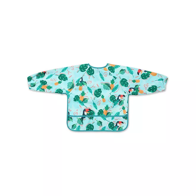 BabyOno Toukans Hosszú Ujjú Előke 35x52cm 6 Hónapos Kortól - Praktikus Ruhavédelem Hozzátápláláshoz