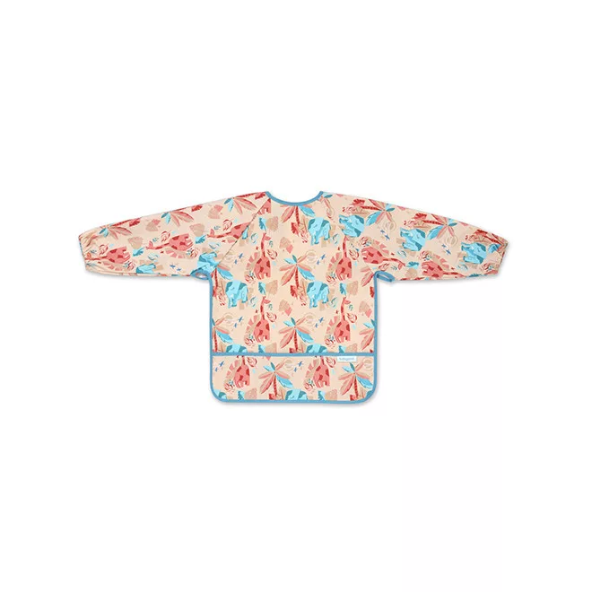 BabyOno Jungle Hosszú Ujjú Előke 35x52cm 2-4 Éves Gyermekeknek - Teljes Ruhavédelem Kreatív Étkezésekhez