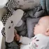 BabyOno Plüss Játék Puha Panda Happy Panda - Ölelhető Alvókás Baba Játék Újszülött Kortól