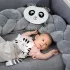 BabyOno Plüss Játék Puha Kitty - Ölelhető Alvókás Baba Játék Újszülött Kortól