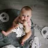 BabyOno Plüss Játék Puha Kitty - Ölelhető Alvókás Baba Játék Újszülött Kortól
