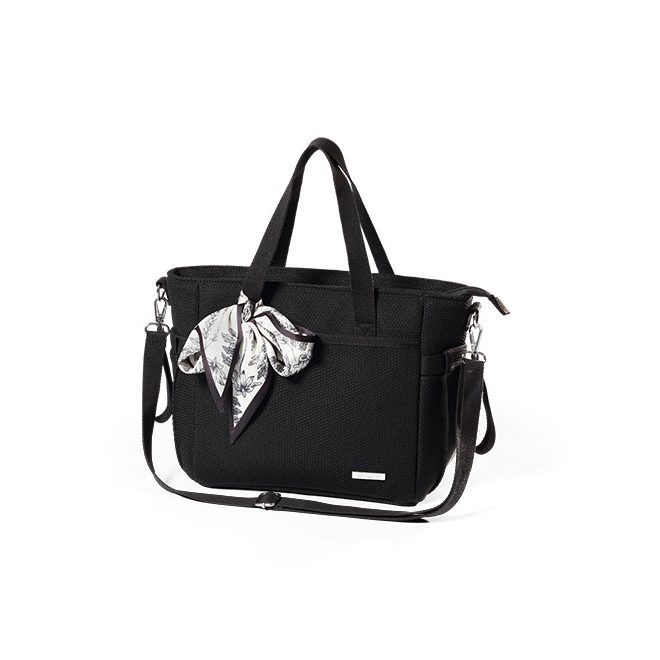 BabyOno Carmen Pelenkázótáska Fekete - Prémium, Vízlepergető Anyagból, Pelenkázó Alátéttel és Több Rekesszel a Praktikus Rendszerezésért