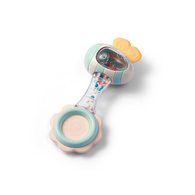 BabyOno Méhecske Csörgő Rágókával 3 Hónapos Kortól - Fogzást Segítő Rágóka és Csörgő, Könnyen Megfogható Babajáték