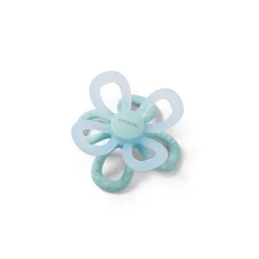   BabyOno Szilikon Rágóka Virág Kék - Fogzást Segítő Baba Rágóka, Puha és Biztonságos Kialakítással