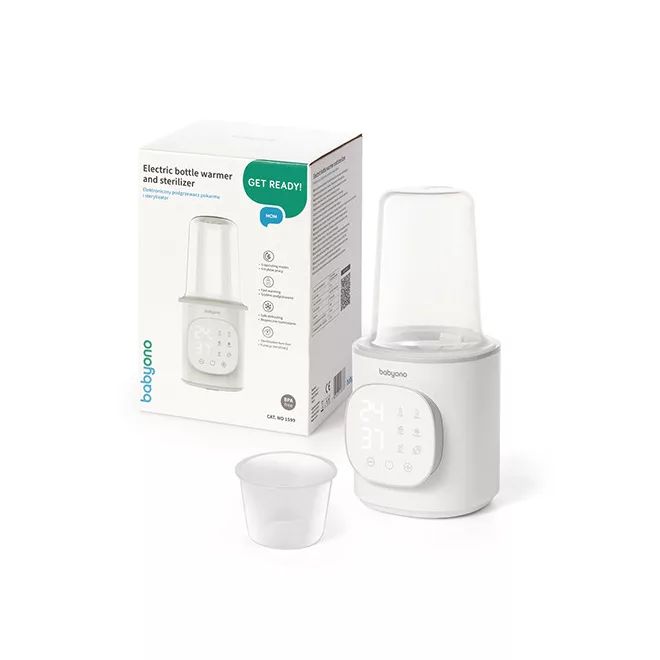 BabyOno Cumisüveg Melegítő és Sterilizáló 2az1-ben - Gyors Melegítés, Praktikus Napi Babaetetéshez