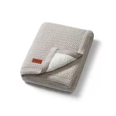   BabyOno Takaró Pamut Puha Meleg Fleece Anyaggal Bélelt 75x100cm Szürke - Puha Melegséghez és Kényelmes Mindennapi Használathoz