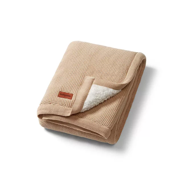 BabyOno Takaró Pamut Puha Meleg Fleece Anyaggal Bélelt 75x100cm Bézs - Puha Melegséghez és Kényelmes Mindennapi Használathoz