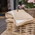 BabyOno Takaró Pamut Puha Meleg Fleece Anyaggal Bélelt 75x100cm Bézs - Puha Melegséghez és Kényelmes Mindennapi Használathoz
