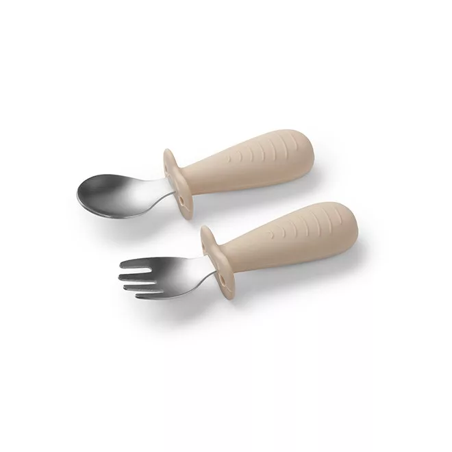Babyono Gyermek Evőeszköz 12 Hónapos Kortól, Önálló Étkezés Tanulásához, Baba- és Gyermekbarát Fogással - NaturalBabyShop.hu termékkép