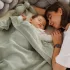 BabyOno Természetes Pamut Babatakaró 75x100cm Zsálya Újszülött Kortól - Puha, Légáteresztő és Bőrbarát Takaró Nyugodt Pihenéshez
