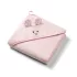 BabyOno Bambusz Kapucnis Törölköző Super Soft Rózsaszín 100x100cm - Gyengéd Törléshez Fürdés Után