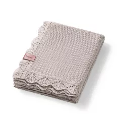   BabyOno Takaró Kötött Bambusz Bézs 75x100cm - Puha Melegséghez és Kényelmes Mindennapi Használathoz