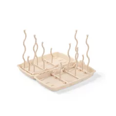   BabyOno Bézs Cumisüveg- és Cumi Szárító Állvány - Rendezett Higiénikus Szárítás Baba Kellékekhez