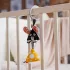 BabyOno Kontrasztos Függő Játék C Gyűrűn Egér Újszülött Kortól - Érzékszervi Fejlesztéshez Bababarát Felfedezéshez